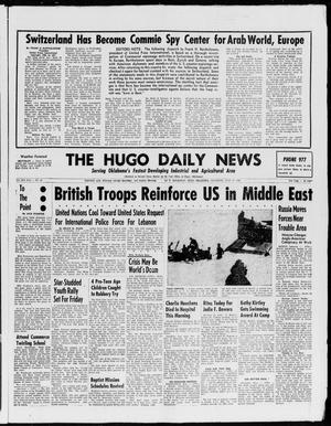The Hugo Daily News (Hugo, Okla.), Vol. 43, No. 43, Ed. 1 Thursday, July 17, 1958