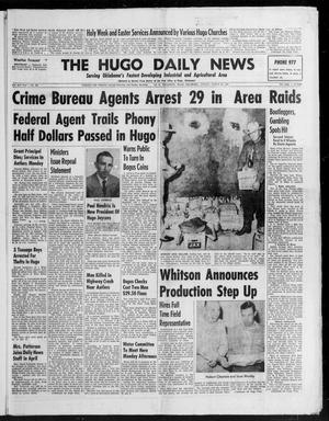 Primary view of object titled 'The Hugo Daily News (Hugo, Okla.), Vol. 43, No. 252, Ed. 1 Sunday, March 22, 1959'.