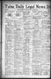 Primary view of Tulsa Daily Legal News (Tulsa, Okla.), Vol. 22, No. 78, Ed. 1 Tuesday, October 3, 1922