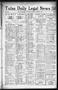 Primary view of Tulsa Daily Legal News (Tulsa, Okla.), Vol. 22, No. 84, Ed. 1 Wednesday, October 11, 1922