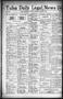 Primary view of Tulsa Daily Legal News (Tulsa, Okla.), Vol. 22, No. 93, Ed. 1 Saturday, October 21, 1922