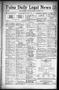Primary view of Tulsa Daily Legal News (Tulsa, Okla.), Vol. 22, No. 108, Ed. 1 Thursday, November 9, 1922
