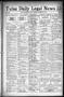 Primary view of Tulsa Daily Legal News (Tulsa, Okla.), Vol. 22, No. 109, Ed. 1 Friday, November 10, 1922