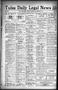 Primary view of Tulsa Daily Legal News (Tulsa, Okla.), Vol. 22, No. 118, Ed. 1 Tuesday, November 21, 1922