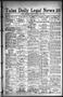 Primary view of Tulsa Daily Legal News (Tulsa, Okla.), Vol. 24, No. 7, Ed. 1 Tuesday, July 10, 1923