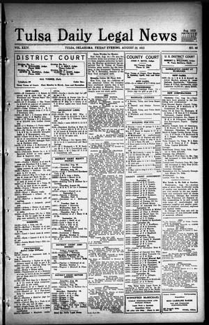 Tulsa Daily Legal News (Tulsa, Okla.), Vol. 24, No. 46, Ed. 1 Friday, August 24, 1923