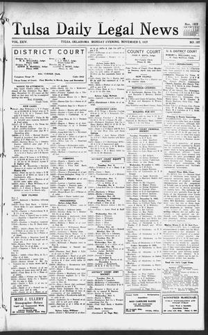 Tulsa Daily Legal News (Tulsa, Okla.), Vol. 24, No. 107, Ed. 1 Monday, November 5, 1923