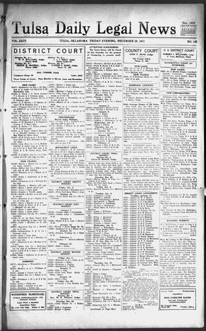 Tulsa Daily Legal News (Tulsa, Okla.), Vol. 24, No. 148, Ed. 1 Friday, December 28, 1923