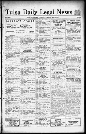 Tulsa Daily Legal News (Tulsa, Okla.), Vol. 25, No. 106, Ed. 1 Thursday, May 8, 1924