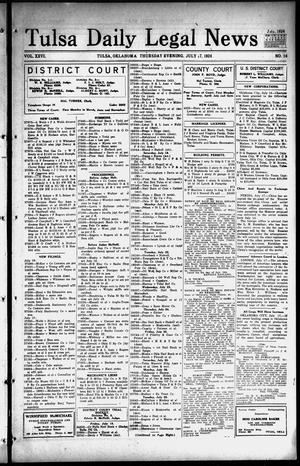 Tulsa Daily Legal News (Tulsa, Okla.), Vol. 26, No. 14, Ed. 1 Thursday, July 17, 1924