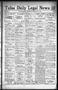 Thumbnail image of item number 1 in: 'Tulsa Daily Legal News (Tulsa, Okla.), Vol. 26, No. 19, Ed. 1 Wednesday, July 23, 1924'.