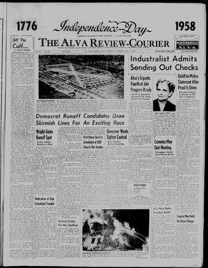 The Alva Review-Courier (Alva, Okla.), Vol. 65, No. 246, Ed. 1 Thursday, July 3, 1958
