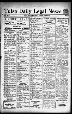 Tulsa Daily Legal News (Tulsa, Okla.), Vol. 27, No. 131, Ed. 1 Friday, June 5, 1925