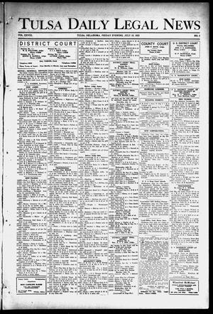 Tulsa Daily Legal News (Tulsa, Okla.), Vol. 28, No. 8, Ed. 1 Friday, July 10, 1925