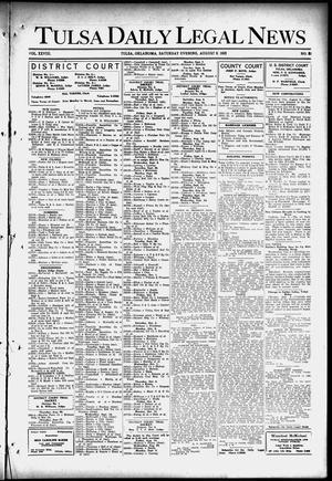 Tulsa Daily Legal News (Tulsa, Okla.), Vol. 28, No. 33, Ed. 1 Saturday, August 8, 1925