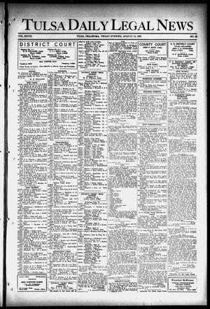 Tulsa Daily Legal News (Tulsa, Okla.), Vol. 28, No. 38, Ed. 1 Friday, August 14, 1925