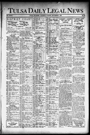 Tulsa Daily Legal News (Tulsa, Okla.), Vol. 28, No. 56, Ed. 1 Saturday, September 5, 1925