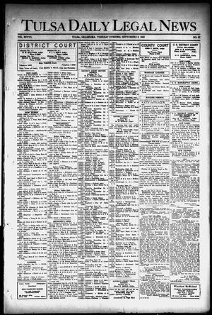 Tulsa Daily Legal News (Tulsa, Okla.), Vol. 28, No. 57, Ed. 1 Tuesday, September 8, 1925