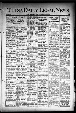 Tulsa Daily Legal News (Tulsa, Okla.), Vol. 28, No. 84, Ed. 1 Friday, October 9, 1925