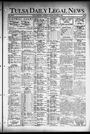Tulsa Daily Legal News (Tulsa, Okla.), Vol. 28, No. 85, Ed. 1 Saturday, October 10, 1925