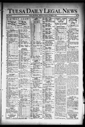 Tulsa Daily Legal News (Tulsa, Okla.), Vol. 28, No. 86, Ed. 1 Monday, October 12, 1925