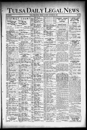 Tulsa Daily Legal News (Tulsa, Okla.), Vol. 28, No. 102, Ed. 1 Friday, October 30, 1925