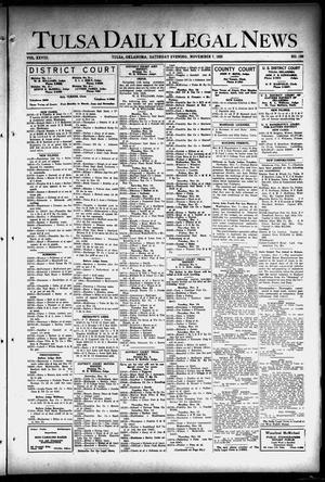 Tulsa Daily Legal News (Tulsa, Okla.), Vol. 28, No. 109, Ed. 1 Saturday, November 7, 1925