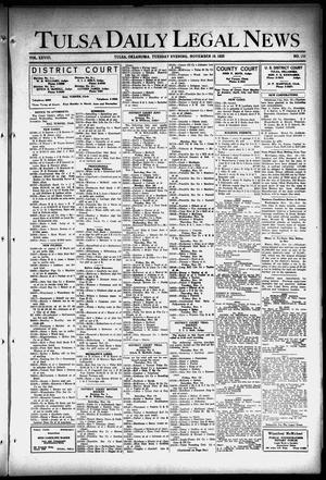 Tulsa Daily Legal News (Tulsa, Okla.), Vol. 28, No. 111, Ed. 1 Tuesday, November 10, 1925