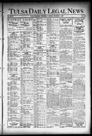 Tulsa Daily Legal News (Tulsa, Okla.), Vol. 28, No. 112, Ed. 1 Wednesday, November 11, 1925