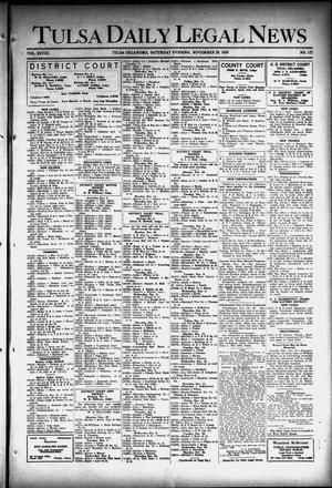 Tulsa Daily Legal News (Tulsa, Okla.), Vol. 28, No. 127, Ed. 1 Saturday, November 28, 1925