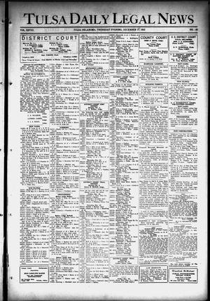Tulsa Daily Legal News (Tulsa, Okla.), Vol. 28, No. 143, Ed. 1 Thursday, December 17, 1925