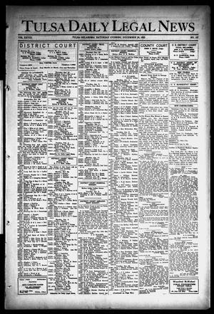 Tulsa Daily Legal News (Tulsa, Okla.), Vol. 28, No. 150, Ed. 1 Saturday, December 26, 1925