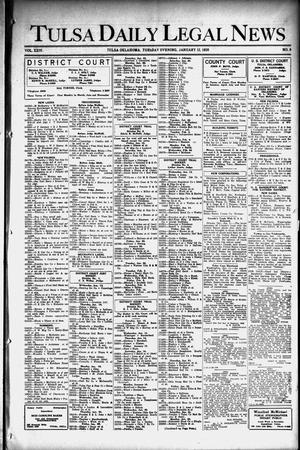 Tulsa Daily Legal News (Tulsa, Okla.), Vol. 24, No. 9, Ed. 1 Tuesday, January 12, 1926