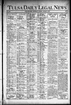 Tulsa Daily Legal News (Tulsa, Okla.), Vol. 24, No. 10, Ed. 1 Wednesday, January 13, 1926