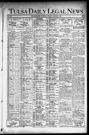 Tulsa Daily Legal News (Tulsa, Okla.), Vol. 24, No. 29, Ed. 1 Thursday, February 4, 1926