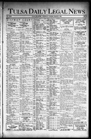Tulsa Daily Legal News (Tulsa, Okla.), Vol. 29, No. 52, Ed. 1 Thursday, March 4, 1926