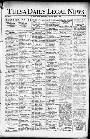 Tulsa Daily Legal News (Tulsa, Okla.), Vol. 29, No. 81, Ed. 1 Wednesday, April 7, 1926