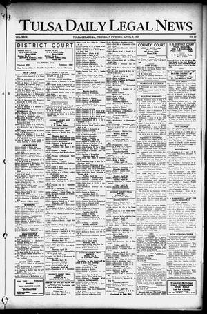 Tulsa Daily Legal News (Tulsa, Okla.), Vol. 29, No. 82, Ed. 1 Thursday, April 8, 1926