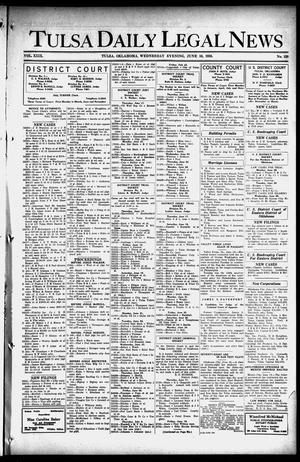 Tulsa Daily Legal News (Tulsa, Okla.), Vol. 29, No. 138, Ed. 1 Wednesday, June 16, 1926