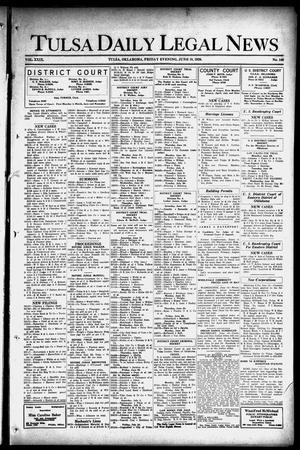 Tulsa Daily Legal News (Tulsa, Okla.), Vol. 29, No. 140, Ed. 1 Friday, June 18, 1926