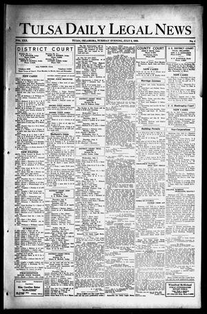Tulsa Daily Legal News (Tulsa, Okla.), Vol. 30, No. 4, Ed. 1 Tuesday, July 6, 1926