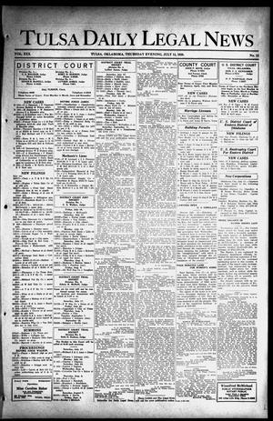 Tulsa Daily Legal News (Tulsa, Okla.), Vol. 30, No. 12, Ed. 1 Thursday, July 15, 1926