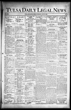 Tulsa Daily Legal News (Tulsa, Okla.), Vol. 30, No. 13, Ed. 1 Friday, July 16, 1926