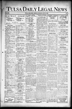 Tulsa Daily Legal News (Tulsa, Okla.), Vol. 30, No. 15, Ed. 1 Monday, July 19, 1926