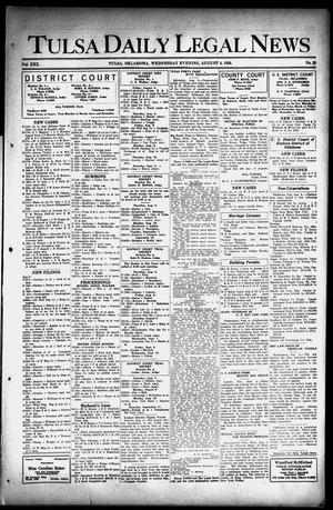 Tulsa Daily Legal News (Tulsa, Okla.), Vol. 30, No. 28, Ed. 1 Wednesday, August 4, 1926