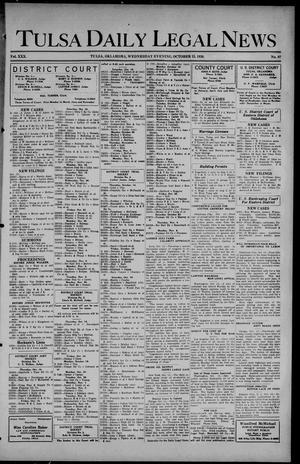 Tulsa Daily Legal News (Tulsa, Okla.), Vol. 30, No. 87, Ed. 1 Wednesday, October 13, 1926