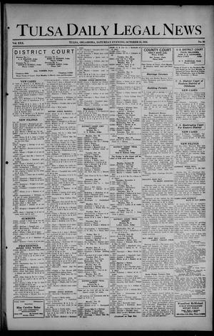 Tulsa Daily Legal News (Tulsa, Okla.), Vol. 30, No. 96, Ed. 1 Saturday, October 23, 1926