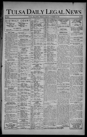 Tulsa Daily Legal News (Tulsa, Okla.), Vol. 30, No. 101, Ed. 1 Friday, October 29, 1926