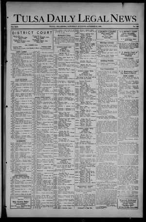 Tulsa Daily Legal News (Tulsa, Okla.), Vol. 30, No. 102, Ed. 1 Saturday, October 30, 1926