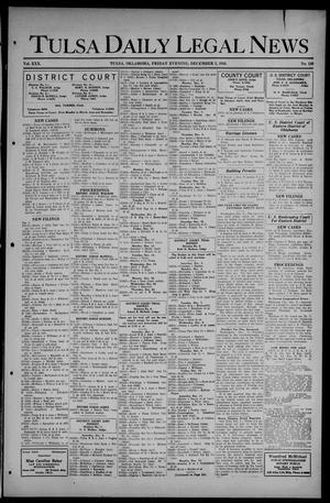 Tulsa Daily Legal News (Tulsa, Okla.), Vol. 30, No. 130, Ed. 1 Friday, December 3, 1926